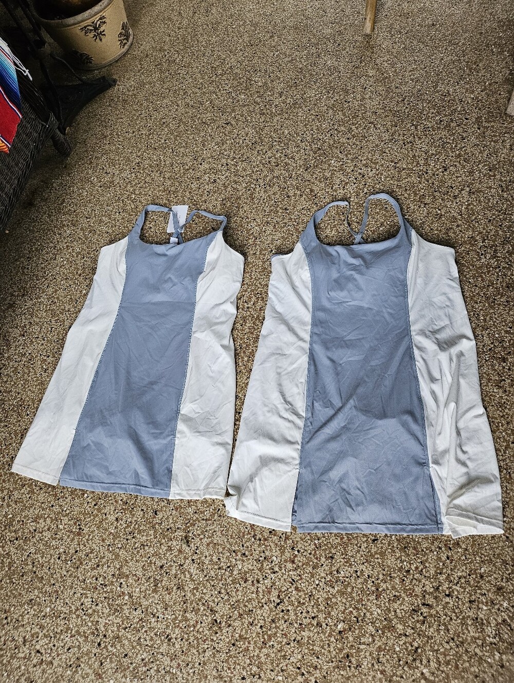 2 X Gold Hinge Tennis Workout Polyester Stretch Skort Dresses One New W Tag XL